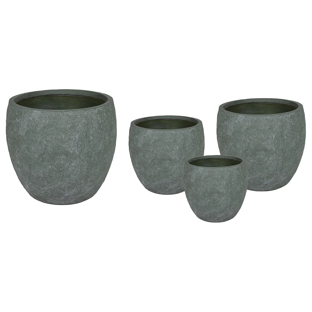 Bloempot Arizona Bullet Cypress Wash - D32 X H28.5cm - Groen 4 Bloempot Arizona Bullet Cypress Wash - D32 X H28.5cm - Groen - Afbeelding 2