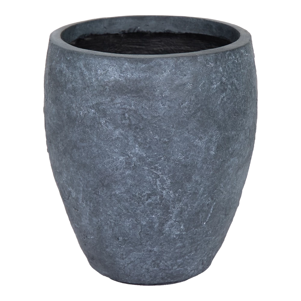 Bloempot Arizona BulletHigh - D34 X H38cm - Donkergrijs 3 Bloempot Arizona BulletHigh - D34 X H38cm - Donkergrijs