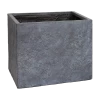 Plantenbak Arizona Cubi - L34 X B34 X H30cm - Donkergrijs -Buitentuinonderhouds Winkel arizona cubi graphite w34h30 plantenbak 1 4