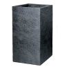 Plantenbak Arizona Cubihi - L40 X B40 X H80cm - Donkergrijs -Buitentuinonderhouds Winkel arizona cubihi graphite w40h80 plantenbak 1