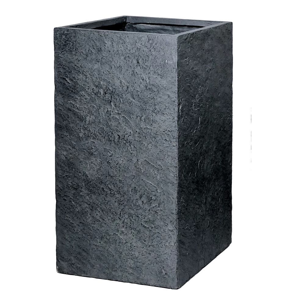 Plantenbak Arizona Cubihi - L40 X B40 X H80cm - Donkergrijs 3 Plantenbak Arizona Cubihi - L40 X B40 X H80cm - Donkergrijs