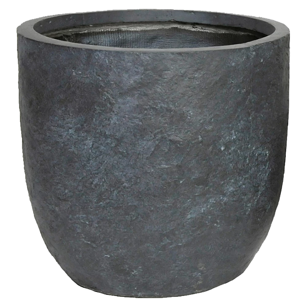 Bloempot Arizona Egg - D32 X H31cm - Donkergrijs 3 Bloempot Arizona Egg - D32 X H31cm - Donkergrijs
