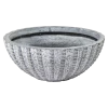 Plantenschaal Arkansas - D28 X H11.5cm - Lichtgrijs -Buitentuinonderhouds Winkel arkansas bowl low washed grey d28h115 bloempot 1 5