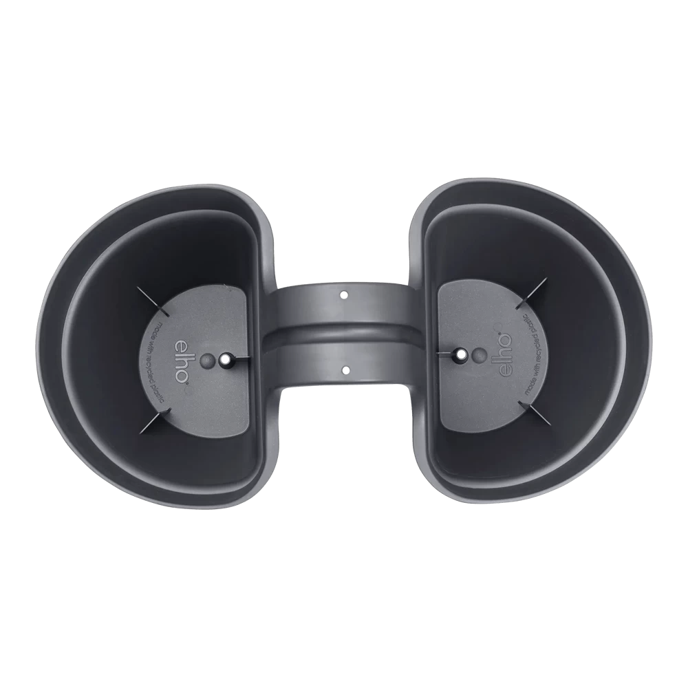 Elho Balkonbak Vibia Campana Twin 21cm - Antraciet 6 Elho Balkonbak Vibia Campana Twin 21cm - Antraciet - Afbeelding 4