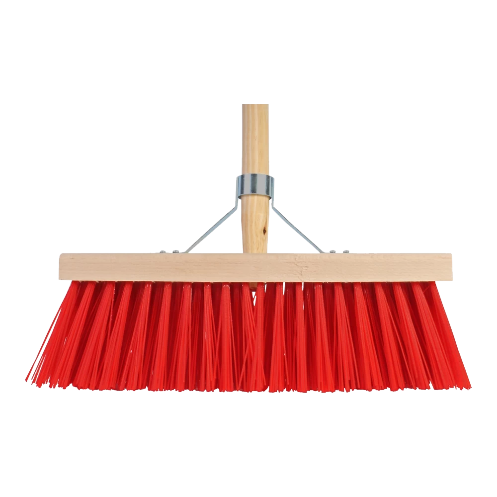 Bezem Kunststof Rood Incl. Steel 35 Cm - TalenTools 4 Bezem Kunststof Rood Incl. Steel 35 Cm - TalenTools - Afbeelding 2