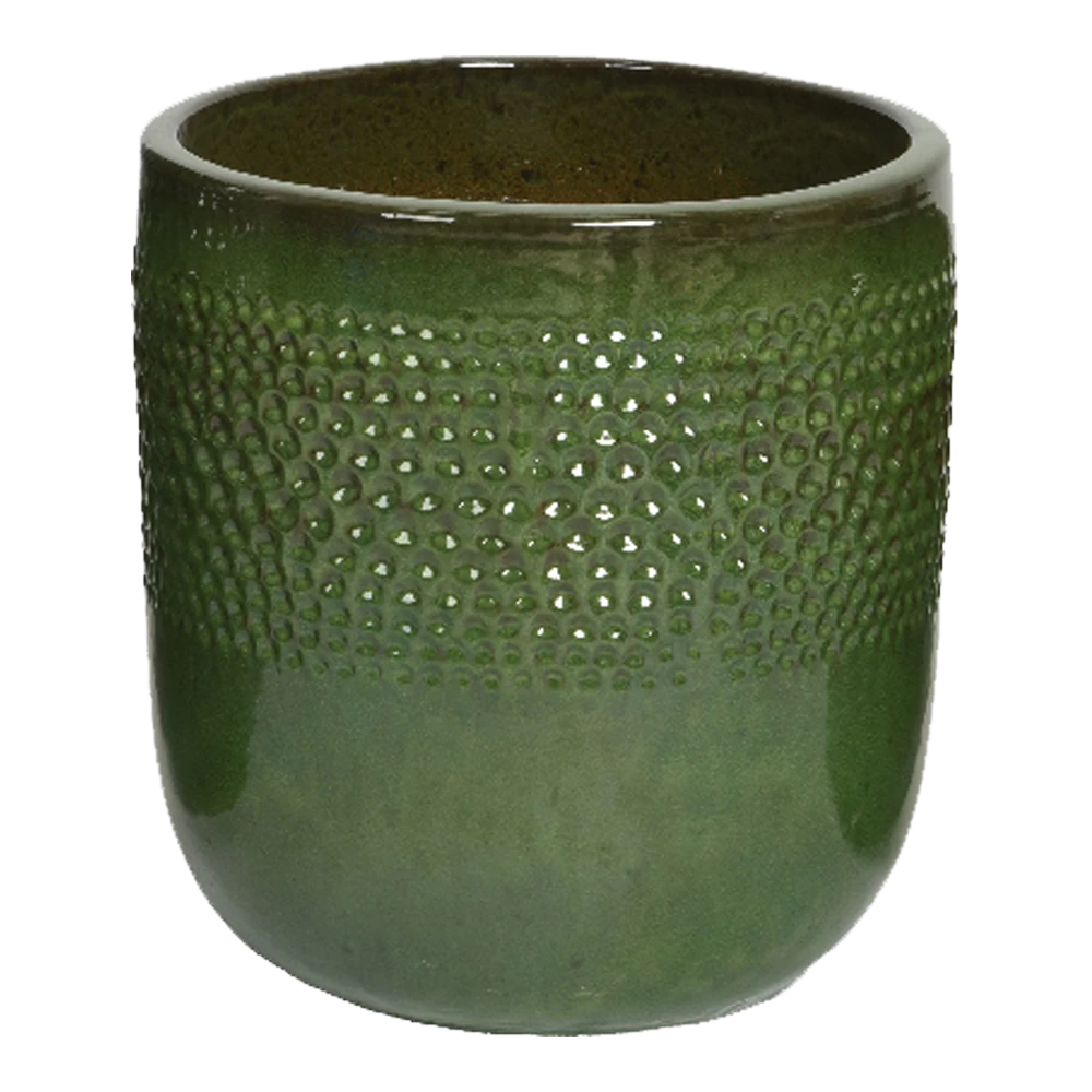 Bloempot Collin - D48 X H50cm - Groen 3 Bloempot Collin - D48 X H50cm - Groen