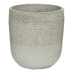 Bloempot Collin - D48 X H50cm - Wit