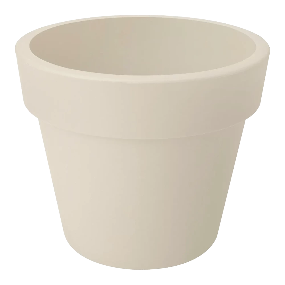 Bloempot Elho Green Basics Top Planter 47cm - Katoen Wit