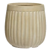 Bloempot Laura - D23 X H23cm - Beige -Buitentuinonderhouds Winkel bloempot laura beige bloempot 1