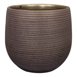 Bloempot Lydia - D22 X H20cm - Shiny Purple