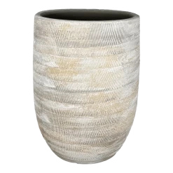 Bloempot Miami Hoog - D29 X H50cm - Grijs