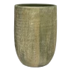 Bloempot Miami Hoog - D29 X H50cm - Groen Cement -Buitentuinonderhouds Winkel bloempot miami hoog d29xh50cm groen cement bloempot 1 1