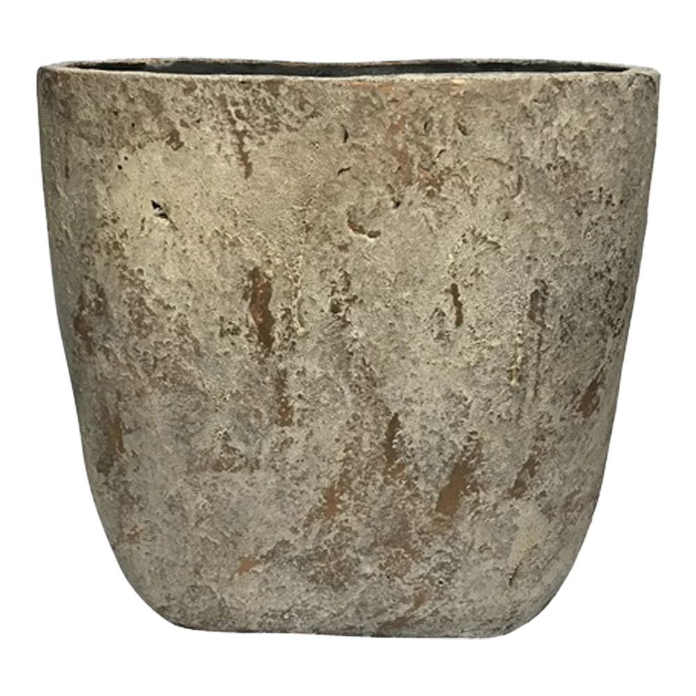 Bloempot Shanon Ovaal - L38 X B16 X H38cm - Cream