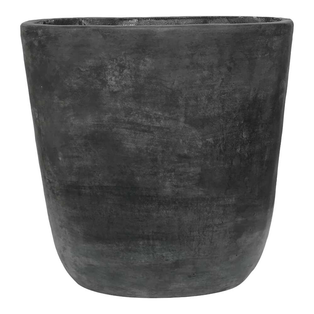 Bloempot Shanon Ovaal - L38 X B16 X H38cm - Load Grey