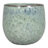 Bloempot Sierra - D19 X H17,5cm - Turquoise