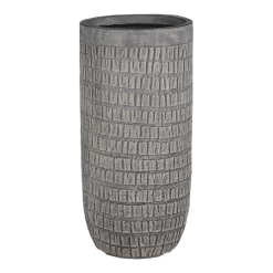 Bloempot Tallinn - D24 X H48,5cm - Zwart-grijs 5 Bloempot Tallinn - D24 X H48,5cm - Zwart-grijs -Buitentuinonderhouds Winkel bloempot tallinn hoog zwart grijs bloempot 1 1