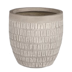 Bloempot Tallinn - D25,5 X H26cm - Taupe -Buitentuinonderhouds Winkel bloempot tallinn taupe bloempot 1 1 1