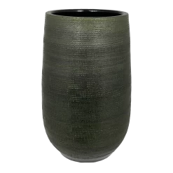 Bloempot Tokio Hoog - D25 X H50cm - Groen