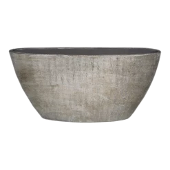 Bloempot Mira Ovaal - L73 X B17 X H36cm - Wit