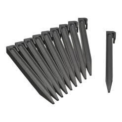 Borderrandpennen 26,7cm - 10 Stuks - Grijs - Nature