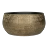 Plantenschaal Ryan - D28 X H13cm - Shiny Gold -Buitentuinonderhouds Winkel bowl ryan shiny gold d28 h13 plantenschaal 1