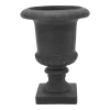 Bloempot French Vase - D50 X H68cm - Donkergrijs -Buitentuinonderhouds Winkel clayfibre french vase m l graphite d50h68 bloempot 1