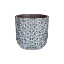 Bloempot Daan - D19 X H17.5cm - Blauw