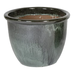 Bloempot Glazed Hp001 - D30 X H25cm - Groen