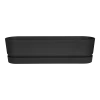 Bloembak Elho Greenville Terrace Long 70cm - Met Wielen - Living Black -Buitentuinonderhouds Winkel greenville trough long 70 plantenbak living black 1 7