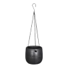 Hangpot Mira - D18 X H16cm - Antraciet -Buitentuinonderhouds Winkel hangpot mira d18 h16cm industrieel zwart hangpot antraciet 1