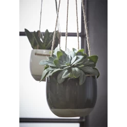 Hangpot Resa - D16,5 X H13,5cm - Donkergrijs 8 Hangpot Resa - D16,5 X H13,5cm - Donkergrijs -Buitentuinonderhouds Winkel hangpot resa d16 5 x h13 5cm donkergrijs hangpot 3 1