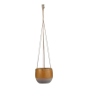 Hangpot Resa - D16,5 X H13,5cm - Oker 1 Hangpot Resa - D16,5 X H13,5cm - Oker -Buitentuinonderhouds Winkel hangpot resa d16 5 x h13 5cm oker hangpot 1 1