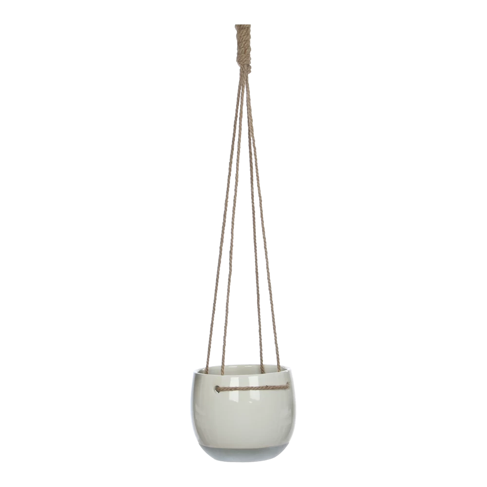 Hangpot Resa - D18,5 X H17cm - Wit 3 Hangpot Resa - D18,5 X H17cm - Wit