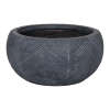 Plantenschaal Iowa Bullet - D42 X H21cm - Donkergrijs -Buitentuinonderhouds Winkel iowa bullet bowl graphite d42h21 bloempot 1 5