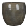 Bloempot Lester - D38 X H35cm - Donkergrijs -Buitentuinonderhouds Winkel lester pot rond dgrijs h35xd38cm bloempot 1 4