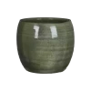 Bloempot Lester - D24 X H22cm - Groen 1 Bloempot Lester - D24 X H22cm - Groen -Buitentuinonderhouds Winkel lester pot rond groen h22xd24cm bloempot 1 4