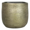 Muur Bloempot Mira - D18 X H16cm - Goud 1 Muur Bloempot Mira - D18 X H16cm - Goud -Buitentuinonderhouds Winkel muurpot mira d18 h16cm industrieel goud muurpot 1