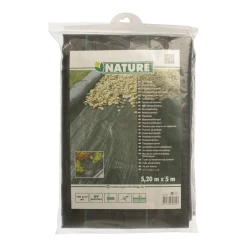 Nature - Gronddoek Zwart 5,20x5m -Buitentuinonderhouds Winkel nature gronddoek zwart 5 20x5m 5 2