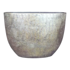 Bloempot Mira Ovaal - L50 X B20 X H36cm - Goud