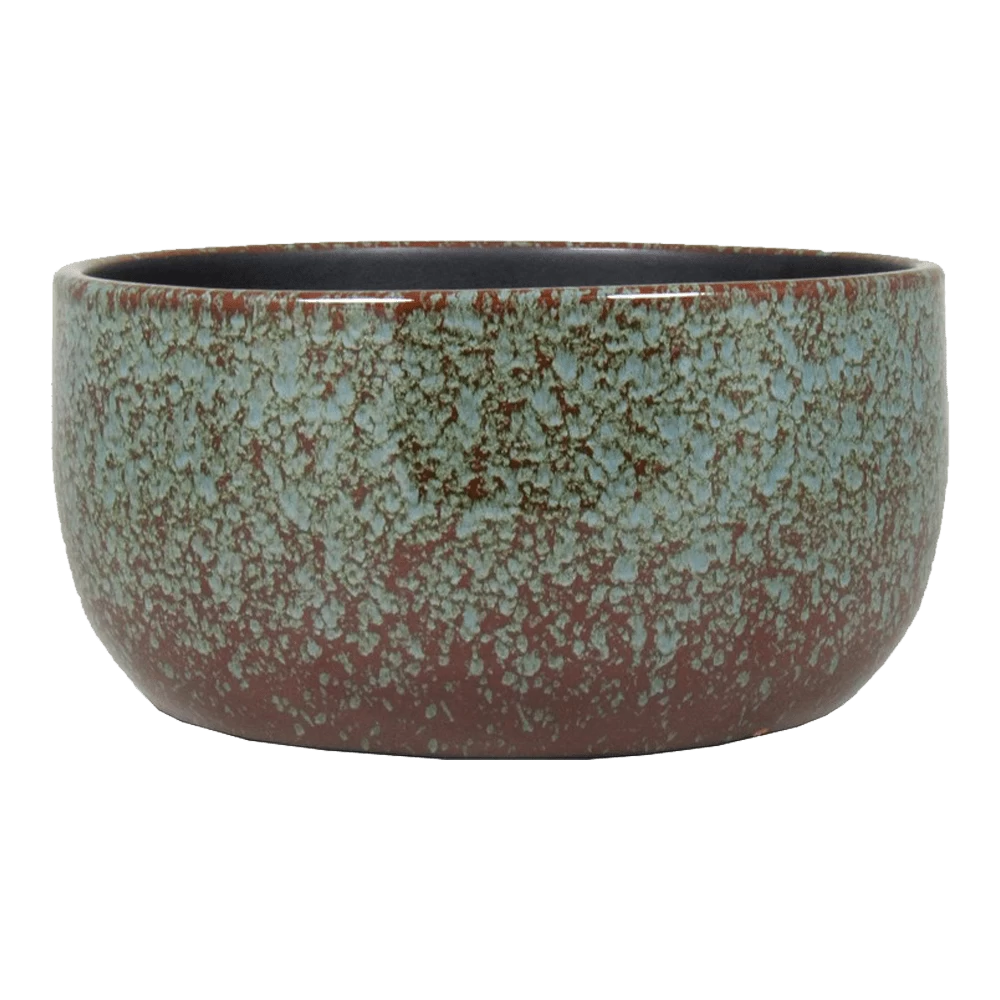 Plantenschaal Sepp - D28 X H13cm - Blauw 3 Plantenschaal Sepp - D28 X H13cm - Blauw