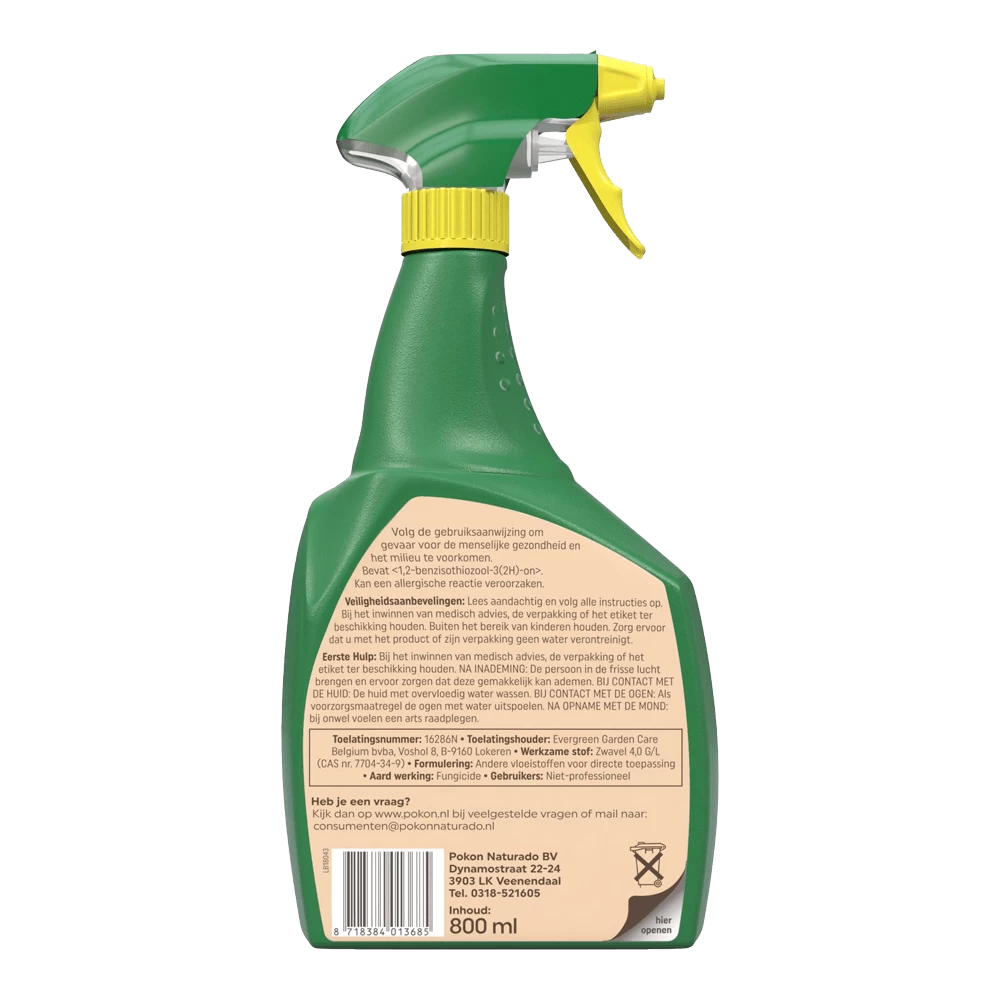 Pokon Bio Tegen Schimmels Spray 800ml - Schimmels 4 Pokon Bio Tegen Schimmels Spray 800ml - Schimmels - Afbeelding 2