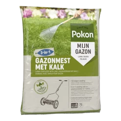 Pokon Gazonmest Met Kalk 5kg Voor 75mu00b2 - Gazonmeststof, Gazonkalk