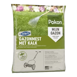 Pokon Gazonmest Met Kalk 8,4kg Voor 125mu00b2 - Gazonmeststof, Gazonkalk