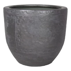 Bloempot Fien - D27 X H25cm - Antraciet