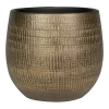 Bloempot Ryan - D22 X H20cm - Shiny Gold -Buitentuinonderhouds Winkel pot ryan shiny gold d22 h20 bloempot 1