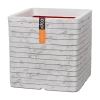 Capi Plantenbak Vierkant Nature Row NL - L30 X B30 X H30cm - Ivoor -Buitentuinonderhouds Winkel pot vierkant row nl 30x30x30 ivoor plantenbak 1 5