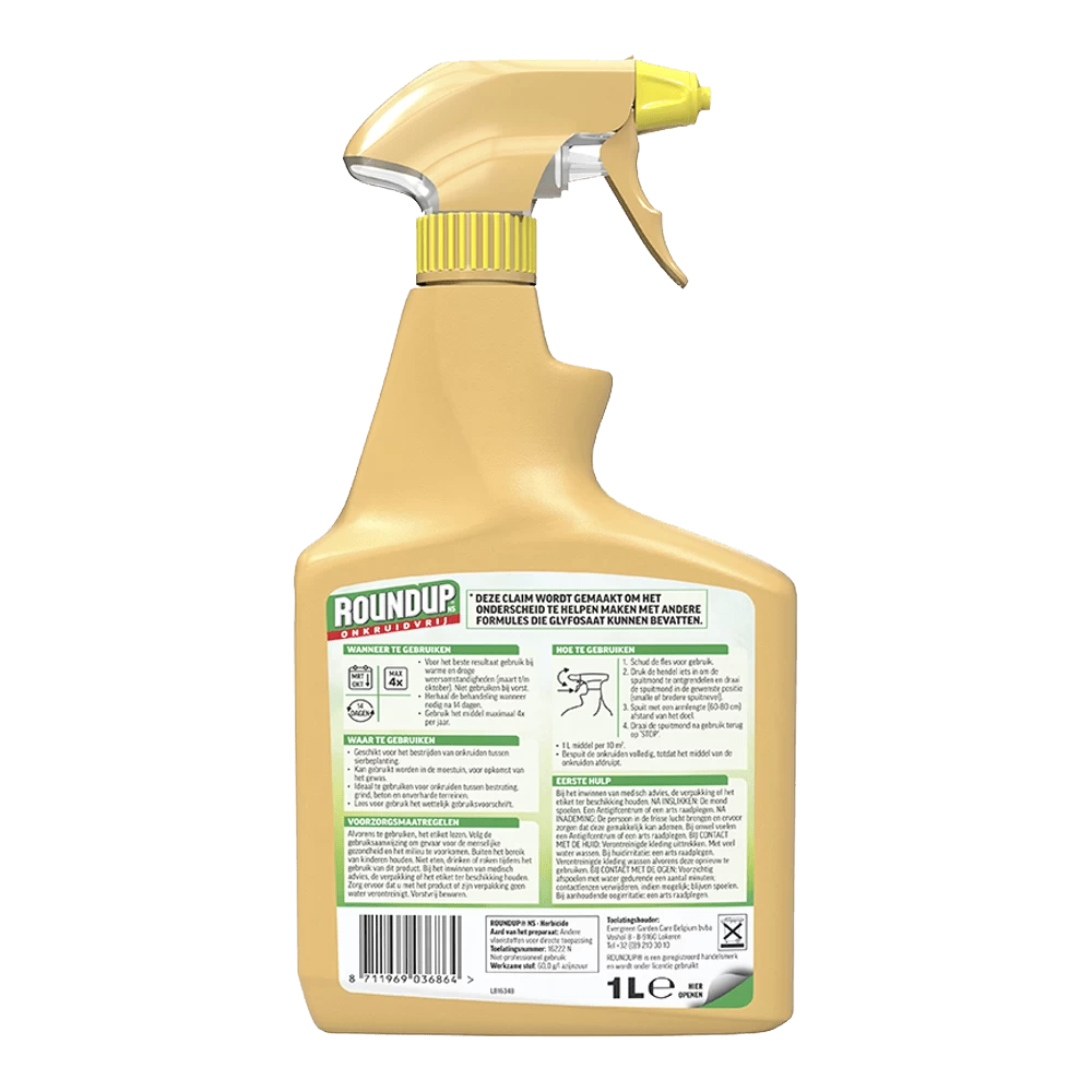ROUNDUPu00ae NS Natuurlijk Onkruidvrij Onkruidspuit 1L - Onkruid En Aanslag 4 ROUNDUPu00ae NS Natuurlijk Onkruidvrij Onkruidspuit 1L - Onkruid En Aanslag - Afbeelding 2