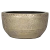 Plantenschaal Fien - D24 X H12cm - Goud -Buitentuinonderhouds Winkel schaal fien d24 h12cm industrieel goud bloempot 1 5
