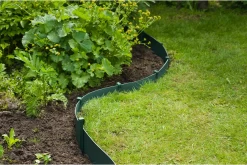 Tuinborderrand PE Groen 3mm - 10x0,15m - Nature -Buitentuinonderhouds Winkel tuinborderrand pe groen 3mm 10x0 15m nature 3