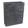 Plantenbak Utah Terras - L60 X B23 X H72cm - Donkergrijs 1 Plantenbak Utah Terras - L60 X B23 X H72cm - Donkergrijs -Buitentuinonderhouds Winkel utah terrace part graphite l60w23h72 plantenbak 1
